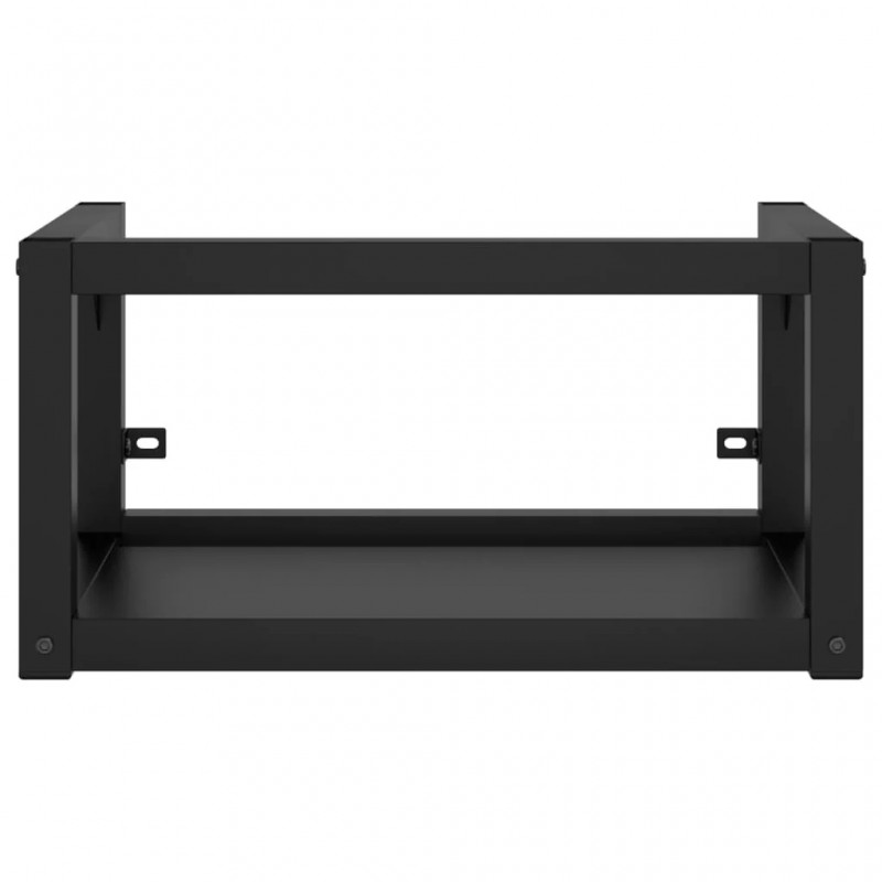 Wall-mounted Bathroom Washbasin Frame Black 40x38x31 cm Iron Wall-mounted Bathroom Washbasin Frame Black 40x38x31 cm Iron