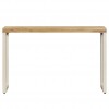 Console Table 120x35x76 cm Solid Wood Mango and Steel