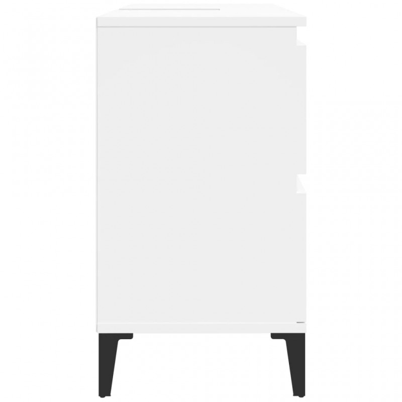 Sink Cabinet White 80x33x60 cm Engineered Wood Sink Cabinet White 80x33x60 cm Engineered Wood