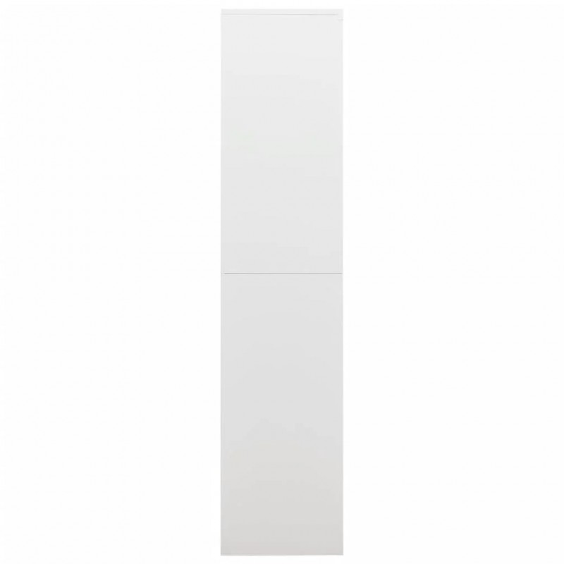 Locker Cabinet White 90x40x180 cm Steel Locker Cabinet White 90x40x180 cm Steel