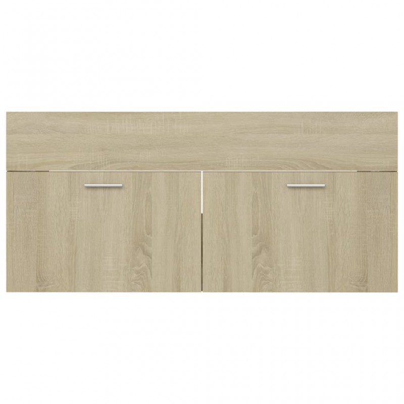 Bathroom Furniture Set Sonoma Oak Engineered Wood Bathroom Furniture Set Sonoma Oak Engineered Wood