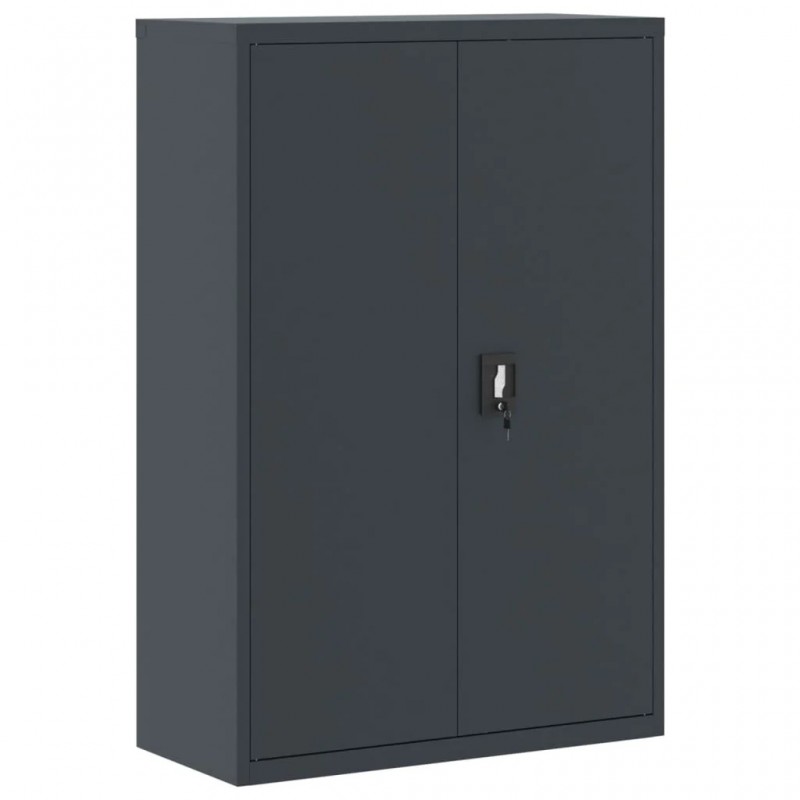 File Cabinet Anthracite 90x40x140 cm Steel File Cabinet Anthracite 90x40x140 cm Steel