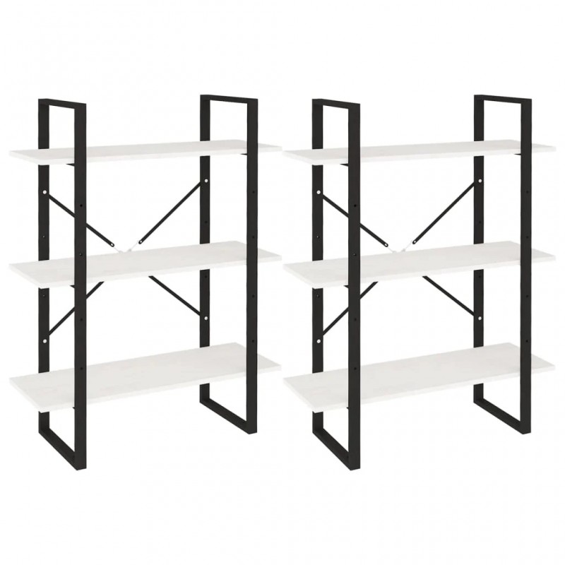 High Cabinet White 80x30x210 cm Solid Pine Wood High Cabinet White 80x30x210 cm Solid Pine Wood