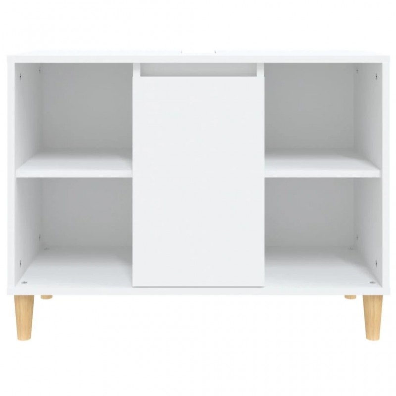Sink Cabinet White 80x33x60 cm Engineered Wood Sink Cabinet White 80x33x60 cm Engineered Wood