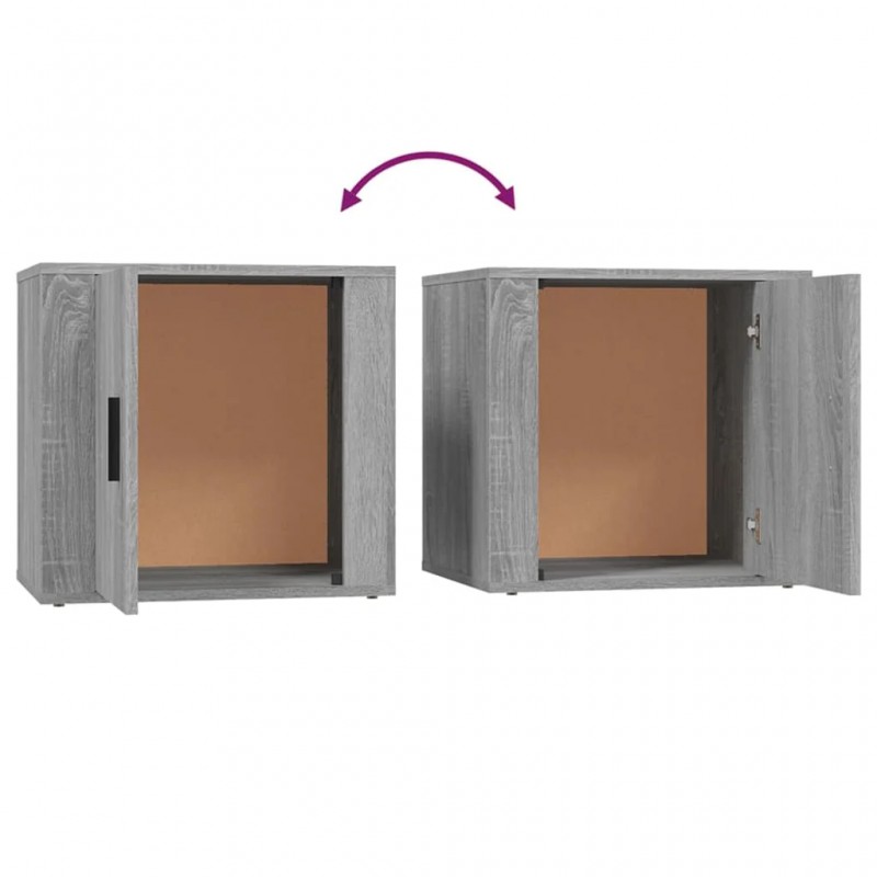 Bedside Cabinet Grey Sonoma 50x39x47 cm Bedside Cabinet Grey Sonoma 50x39x47 cm