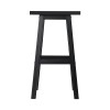 Artiss Bar Stools Kitchen Counter Stools Wooden Chairs Black x4