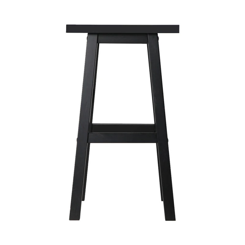 Artiss Bar Stools Kitchen Counter Stools Wooden Chairs Black x4 Artiss Bar Stools Kitchen Counter Stools Wooden Chairs Black x4