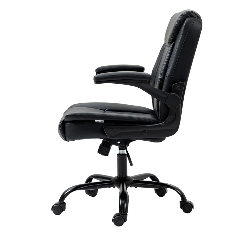 Artiss Executive Office Chair Mid Back Black Artiss Executive Office Chair Mid Back Black