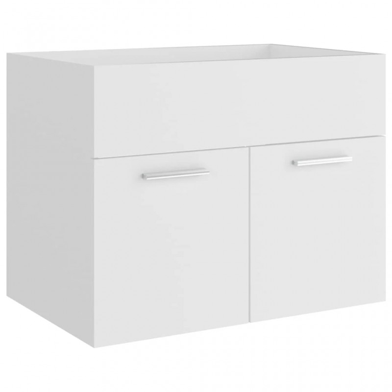 2 Piece Bathroom Furniture Set White Engineered Wood 2 Piece Bathroom Furniture Set White Engineered Wood
