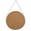 Wall Mirror with Strap 60 cm White