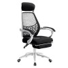 Artiss Mesh Office Chair Recliner Black White