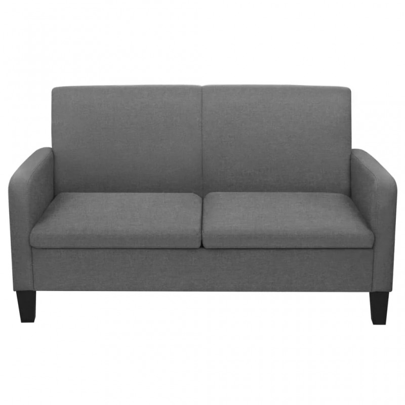 2-Seater Sofa 135x65x76 cm Dark Grey 2-Seater Sofa 135x65x76 cm Dark Grey