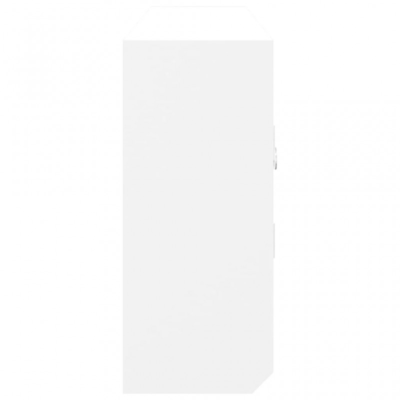 Key Cabinet White 40x8.5x20 cm Engineered Wood&Steel Key Cabinet White 40x8.5x20 cm Engineered Wood&Steel