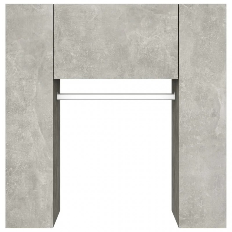 Hallway Cabinets 2 pcs Concrete Grey Engineered Wood Hallway Cabinets 2 pcs Concrete Grey Engineered Wood