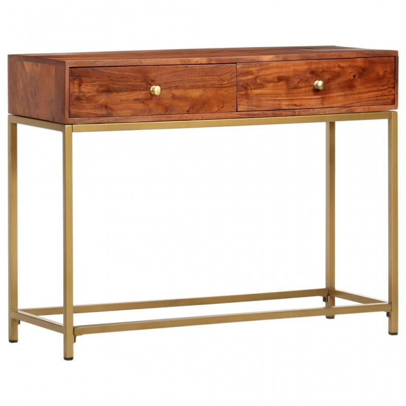 Console Table 100x35x76 cm Solid Wood Acacia Console Table 100x35x76 cm Solid Wood Acacia