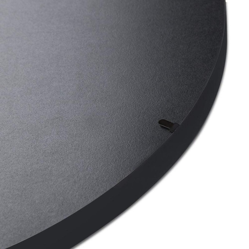 Embellir Wall Mirror Makeup 90cm Home Decor Framed Mirrors Bathroom Round Black Embellir Wall Mirror Makeup 90cm Home Decor Framed Mirrors Bathroom Round Black