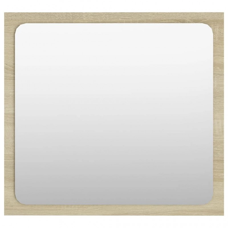 Bathroom Furniture Set White and Sonoma Oak Engineered Wood Bathroom Furniture Set White and Sonoma Oak Engineered Wood