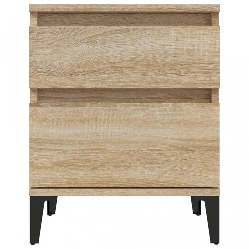 Bedside Cabinets 2 pcs Sonoma Oak 40x35x50 cm Bedside Cabinets 2 pcs Sonoma Oak 40x35x50 cm