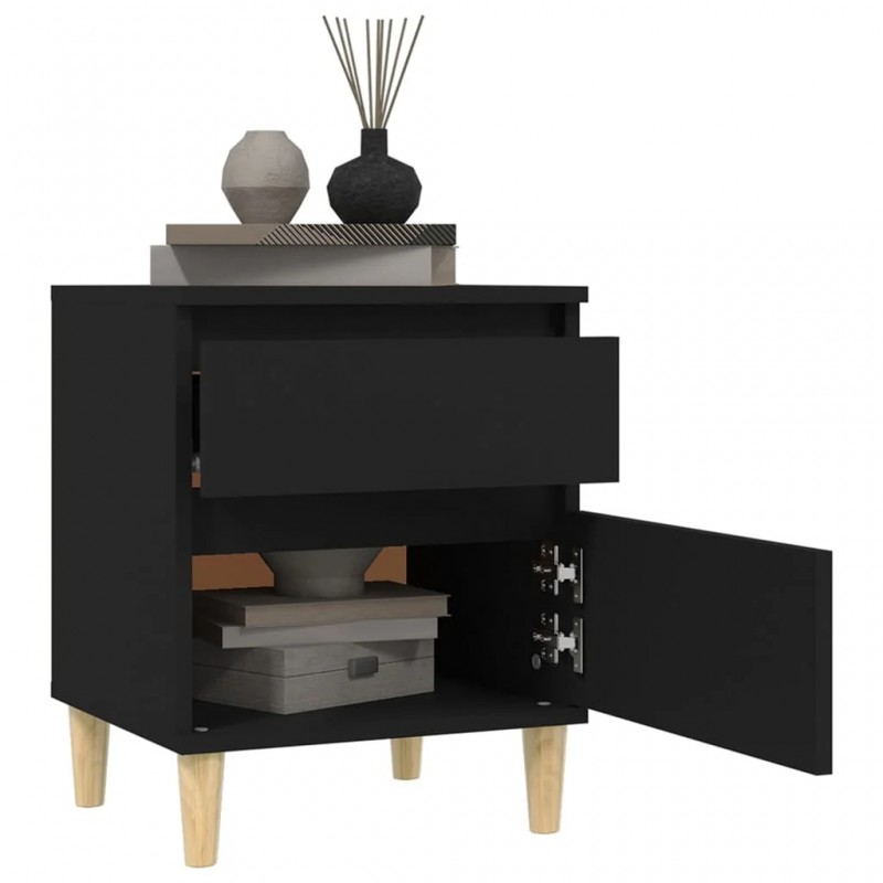 Bedside Cabinet Black 40x35x50 cm Bedside Cabinet Black 40x35x50 cm