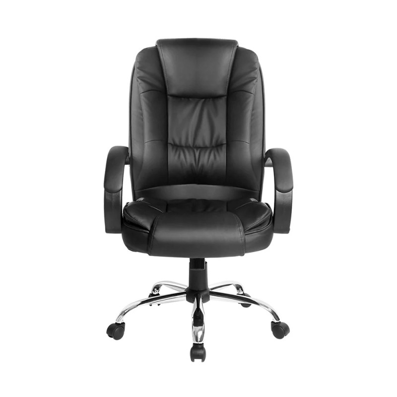 Artiss Executive Office Chair Leather Tilt Black Artiss Executive Office Chair Leather Tilt Black