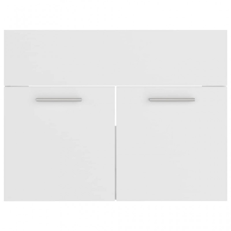 2 Piece Bathroom Furniture Set White Engineered Wood 2 Piece Bathroom Furniture Set White Engineered Wood