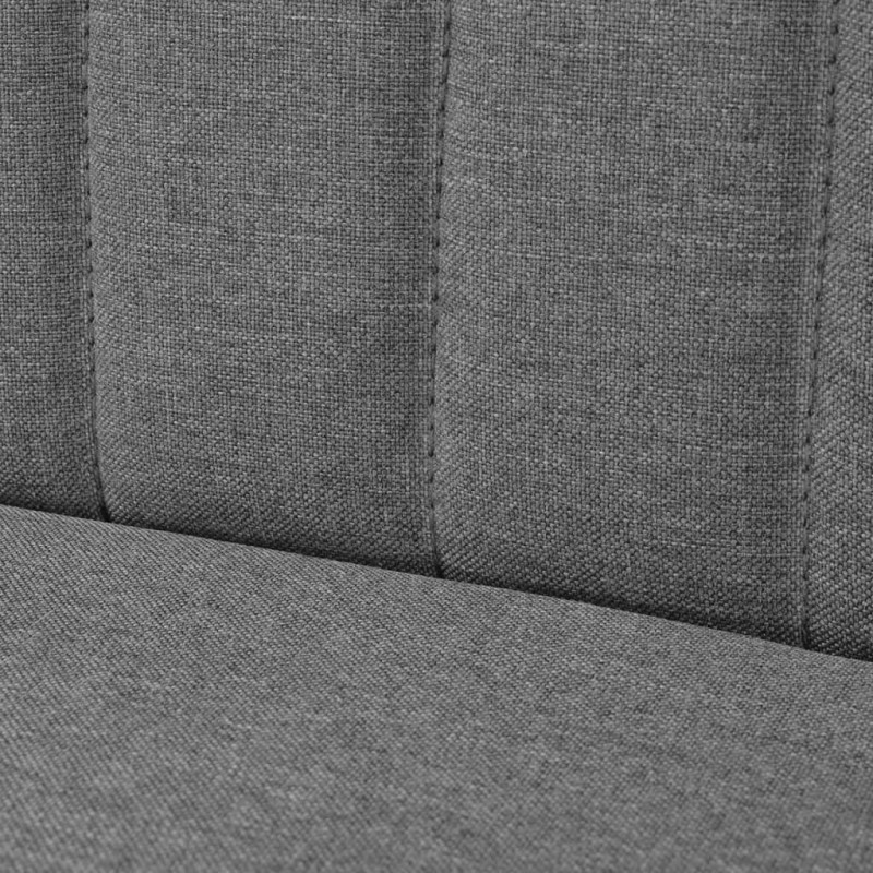 Sofa Fabric 117x55.5x77 cm Light Grey Sofa Fabric 117x55.5x77 cm Light Grey