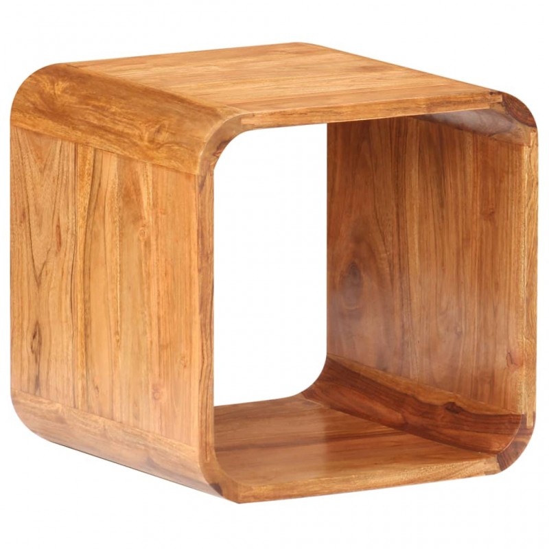 Side Tables 2 pcs Solid Acacia Wood Honey Finish Side Tables 2 pcs Solid Acacia Wood Honey Finish