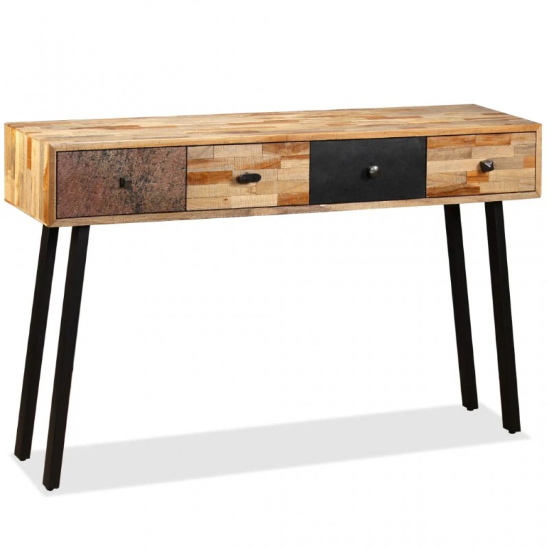 Console Table 120x30x76 cm Solid Reclaimed Teak Console Table 120x30x76 cm Solid Reclaimed Teak