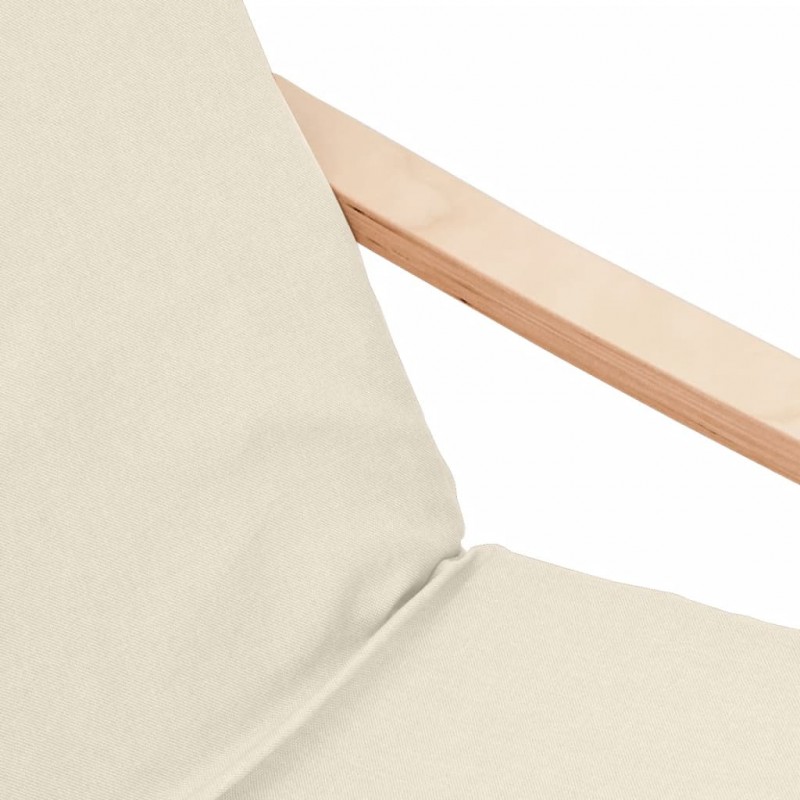 Relaxing Chair Cream Fabric Relaxing Chair Cream Fabric