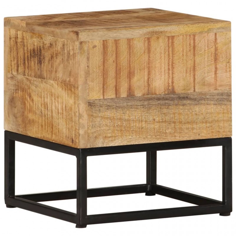 Side Table 30x30x33 cm Rough Mango Wood Side Table 30x30x33 cm Rough Mango Wood