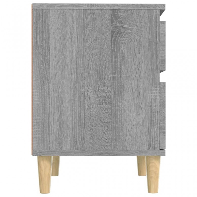 Bedside Cabinet Grey Sonoma 40x35x50 cm Bedside Cabinet Grey Sonoma 40x35x50 cm