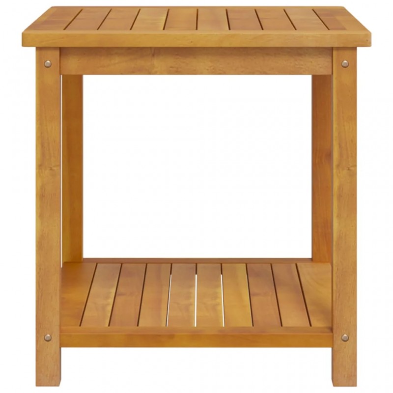 Side Table Solid Acacia Wood 45x45x45 cm Side Table Solid Acacia Wood 45x45x45 cm