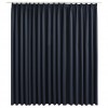 Blackout Curtain with Hooks Anthracite 290x245 cm