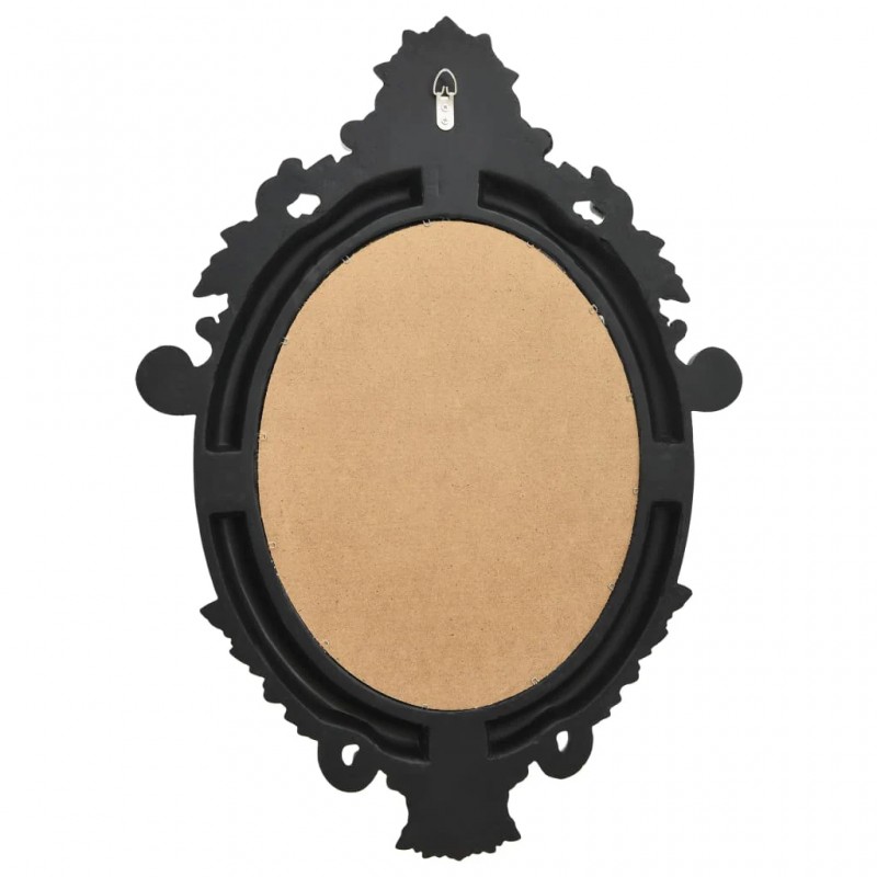 Wall Mirror Castle Style 56x76 cm Black Wall Mirror Castle Style 56x76 cm Black