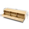 Artiss Wooden Scandinavian Entertainment Unit Natural