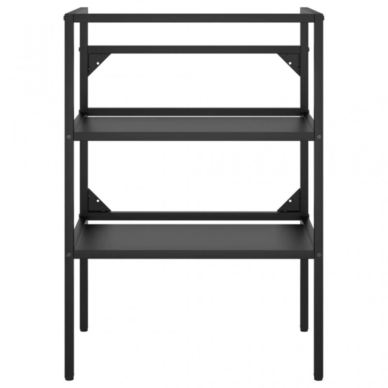 Bathroom Washbasin Frame Black 59x38x83 cm Iron Bathroom Washbasin Frame Black 59x38x83 cm Iron