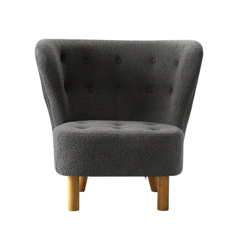 Artiss Armchair Lounge Accent Chair Armchairs Couch Chairs Sofa Bedroom Charcoal Artiss Armchair Lounge Accent Chair Armchairs Couch Chairs Sofa Bedroom Charcoal