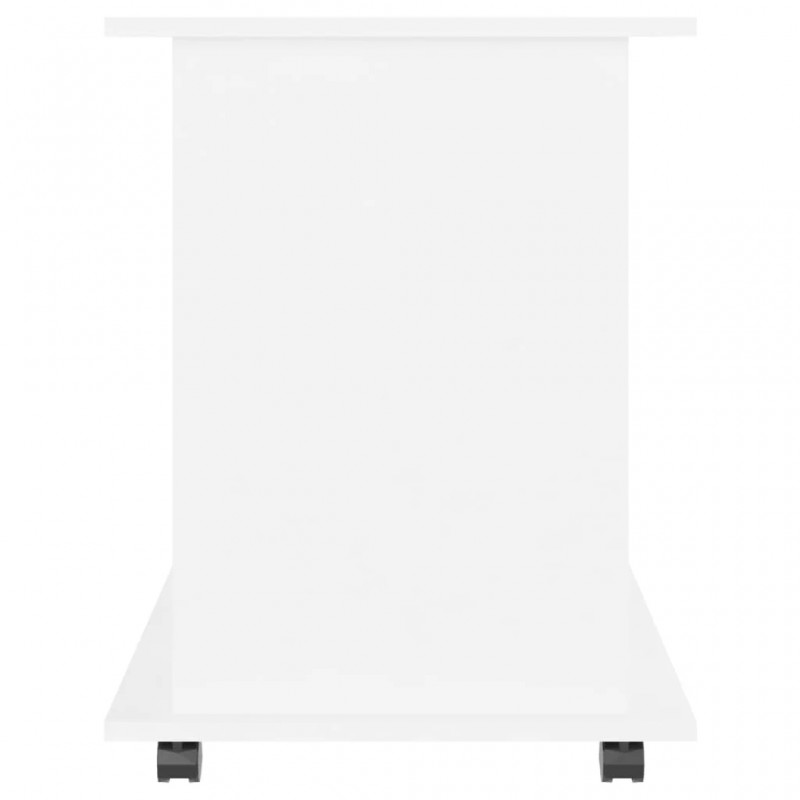 Rolling Cabinet White 60x45x60 cm Engineered Wood Rolling Cabinet White 60x45x60 cm Engineered Wood