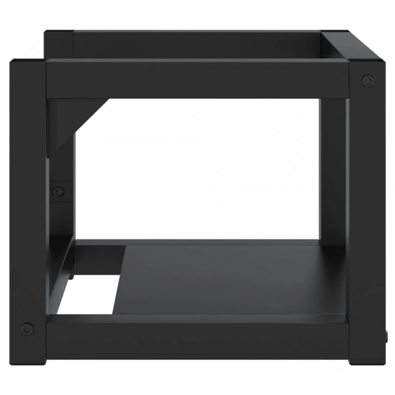 Wall-mounted Bathroom Washbasin Frame Black 40x38x31 cm Iron Wall-mounted Bathroom Washbasin Frame Black 40x38x31 cm Iron