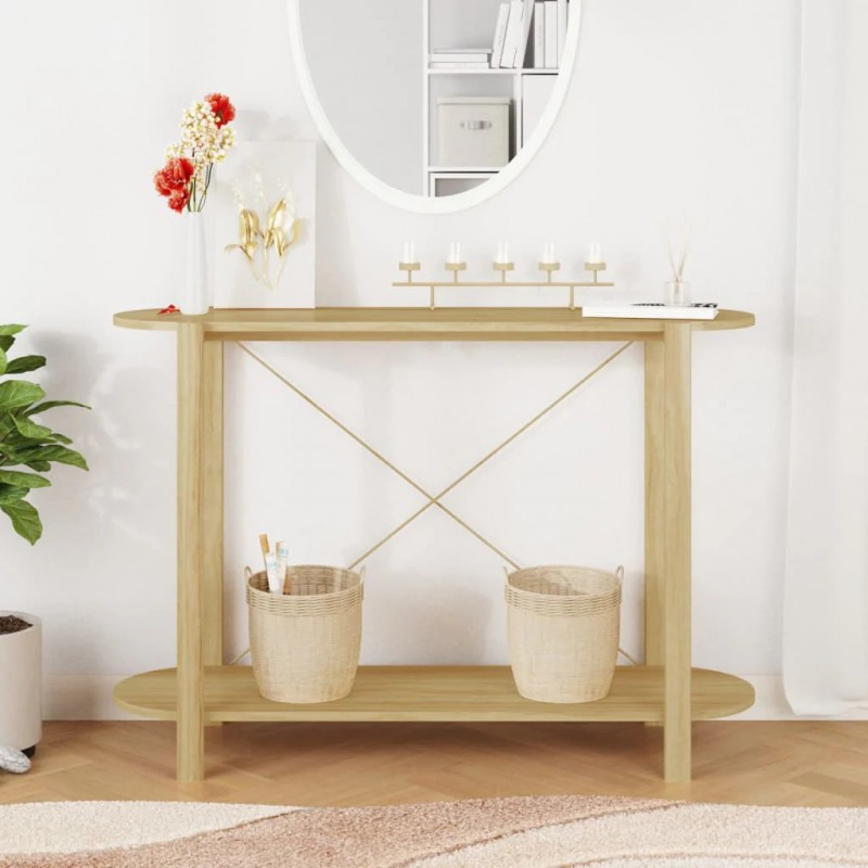 Console Table 110x38x75 cm Engineered Wood Console Table 110x38x75 cm Engineered Wood