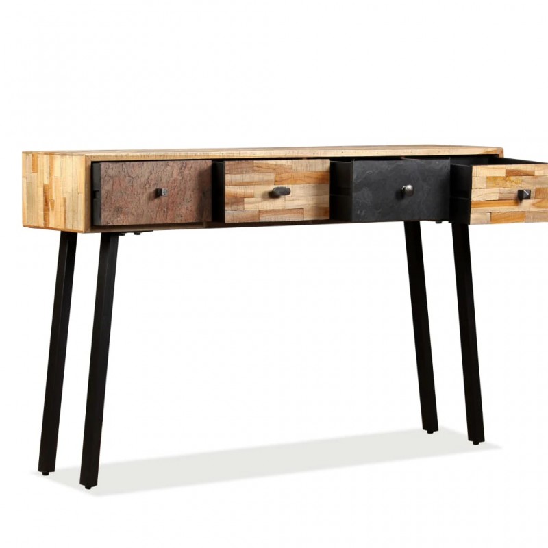 Console Table 120x30x76 cm Solid Reclaimed Teak Console Table 120x30x76 cm Solid Reclaimed Teak