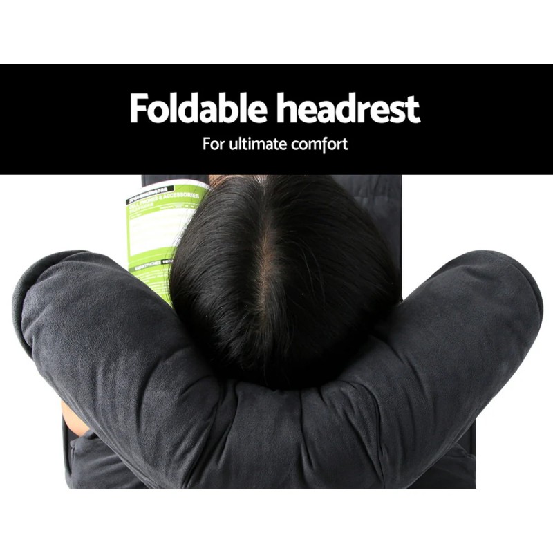 Artiss Floor Lounge Sofa With Armrest Flocking Fabric Charcoal Artiss Floor Lounge Sofa With Armrest Flocking Fabric Charcoal