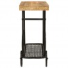 Console Table 112x36x76 cm Solid Wood Mango and Iron