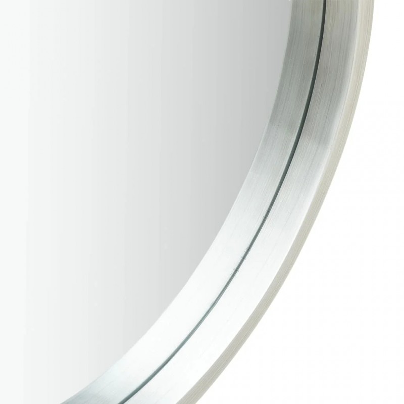Wall Mirror with Strap 60 cm Silver Wall Mirror with Strap 60 cm Silver