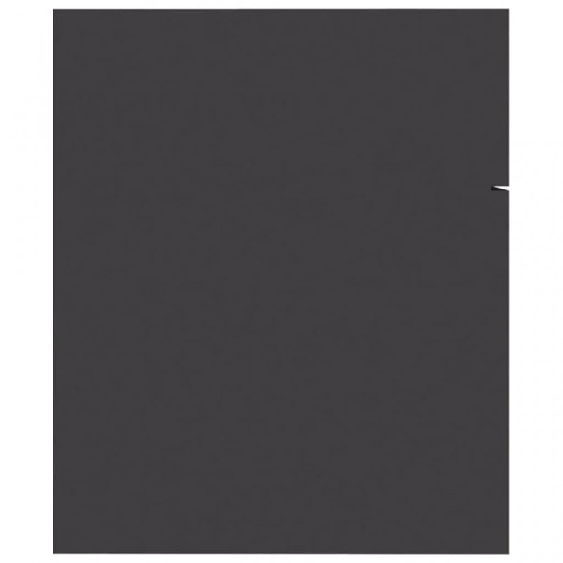 2 Piece Bathroom Furniture Set Grey Engineered Wood 2 Piece Bathroom Furniture Set Grey Engineered Wood