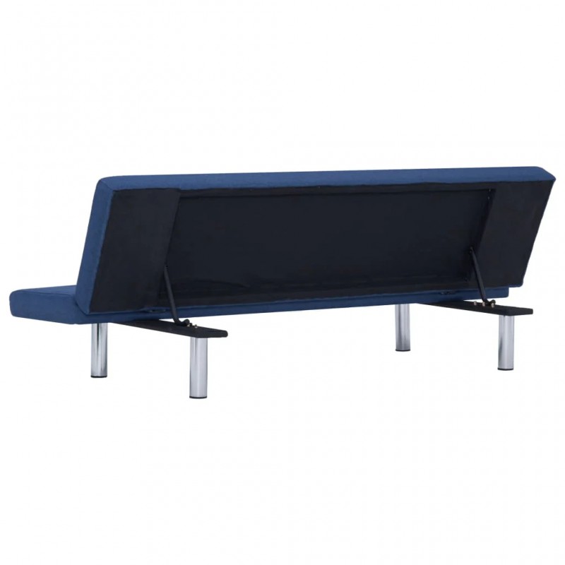 Sofa Bed Blue Polyester Sofa Bed Blue Polyester