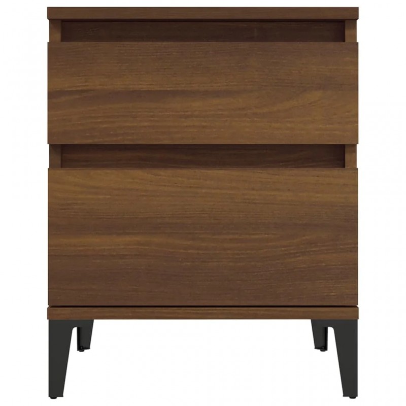 Bedside Cabinets 2 pcs Brown Oak 40x35x50 cm Bedside Cabinets 2 pcs Brown Oak 40x35x50 cm