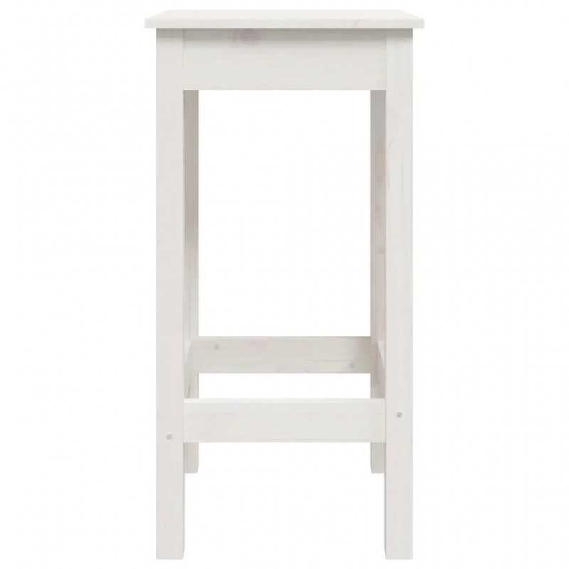 Bar Chairs 2 pcs White 40x40x78 cm Solid Wood Pine Bar Chairs 2 pcs White 40x40x78 cm Solid Wood Pine