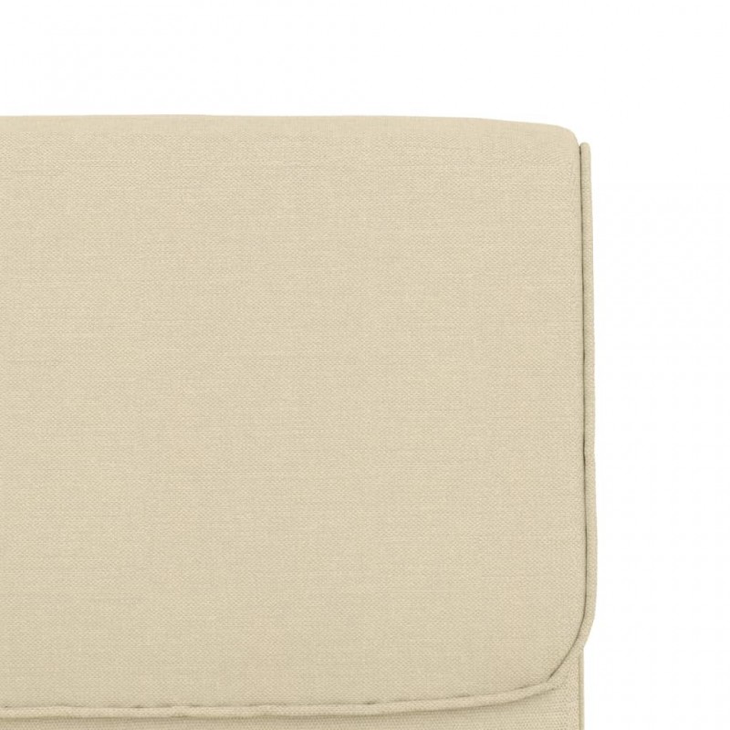 Lounge Chair Cream 55x64x80 cm Fabric Lounge Chair Cream 55x64x80 cm Fabric