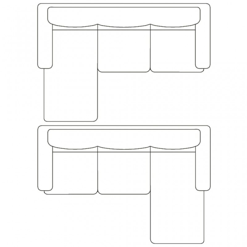 Sectional Sofa 3-Seater Artificial Leather Black Sectional Sofa 3-Seater Artificial Leather Black